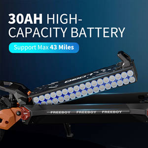 Scooter Eléctrico de 3000W con Doble Motor, Suspensión Delantera y <span class=keywords><strong>Trasera</strong></span> de Doble Resorte, Neumáticos Anchos, Scooter Todoterreno para Aventuras al Aire Libre - Product Image 6