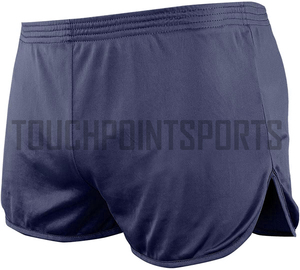 Short d'été en coton pour hommes avec cordon de serrage, Logo personnalisé, Gym, français, éponge, uni - Product Image 6