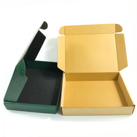 Boîtes d'expédition en carton ondulé écologiques haut de gamme avec logo personnalisé, pelliculage mat et gaufrage pour emballage cadeau