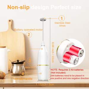 Batidor eléctrico recargable para espumar leche, café, latte, capuchino, chocolate caliente y bebidas suaves todos los días. - Product Image 2