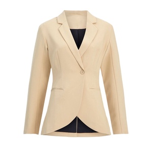 Venta <span class=keywords><strong>al</strong></span> por mayor <span class=keywords><strong>de</strong></span> moda elegante señoras Oficina Abrigo Mujeres Traje a medida personalizado <span class=keywords><strong>de</strong></span> manga larga blazer para las mujeres - Product Image 5
