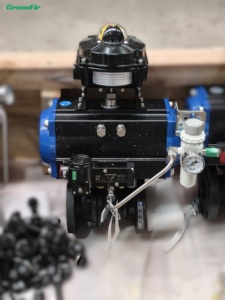 Válvula de Bola Tipo O Greenfir GYR52311R-DN40 Clase 150, Válvula de Cierre de Sellado Suave a Prueba de Explosiones para Medios Gaseosos GYR52 - Product Image 2