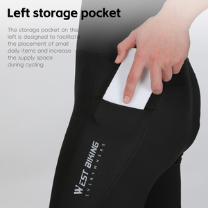 <span class=keywords><strong>Pantaloni</strong></span> da ciclismo ad alta elasticità da uomo con imbottitura in spugna 3D che taglia l'umidità aderente collant da <span class=keywords><strong>bici</strong></span> da taglio - Product Image 4