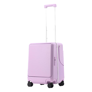 <span class=keywords><strong>Maleta</strong></span> con ruedas de neopreno resistente al agua Spinner de 20 pulgadas para niños, manija suave para embarque de viaje para padres e hijos - Product Image 5
