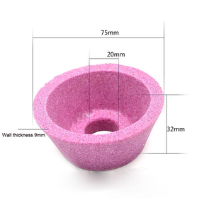Corindón cromado Corindón <span class=keywords><strong>blanco</strong></span> Corindón marrón Carburo <span class=keywords><strong>de</strong></span> silicio verde <span class=keywords><strong>Rueda</strong></span> <span class=keywords><strong>de</strong></span> pulido en forma <span class=keywords><strong>de</strong></span> cuenco Herramienta <span class=keywords><strong>de</strong></span> pulido <span class=keywords><strong>de</strong></span> muela - Product Image 5