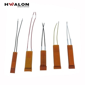 Éléments chauffants en <span class=keywords><strong>céramique</strong></span> PTC 12v 105-280 ℃   Thermistance avec film isolant en polyimide, <span class=keywords><strong>résistance</strong></span> <span class=keywords><strong>chauffante</strong></span> pour lisseur de cheveux - Product Image 6
