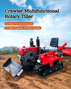 Auto montato agricolo 35Hp 25Hp 50Hp rotativo cingolato coltivatore con il prezzo basso e vari <span class=keywords><strong>accessori</strong></span> all'ingrosso - Product Image 4