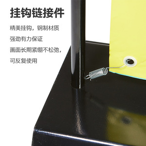 Support d'affichage en forme de porte Yizhan 80x180, support de bannière enroulable en métal, support publicitaire intérieur/extérieur - Product Image 1
