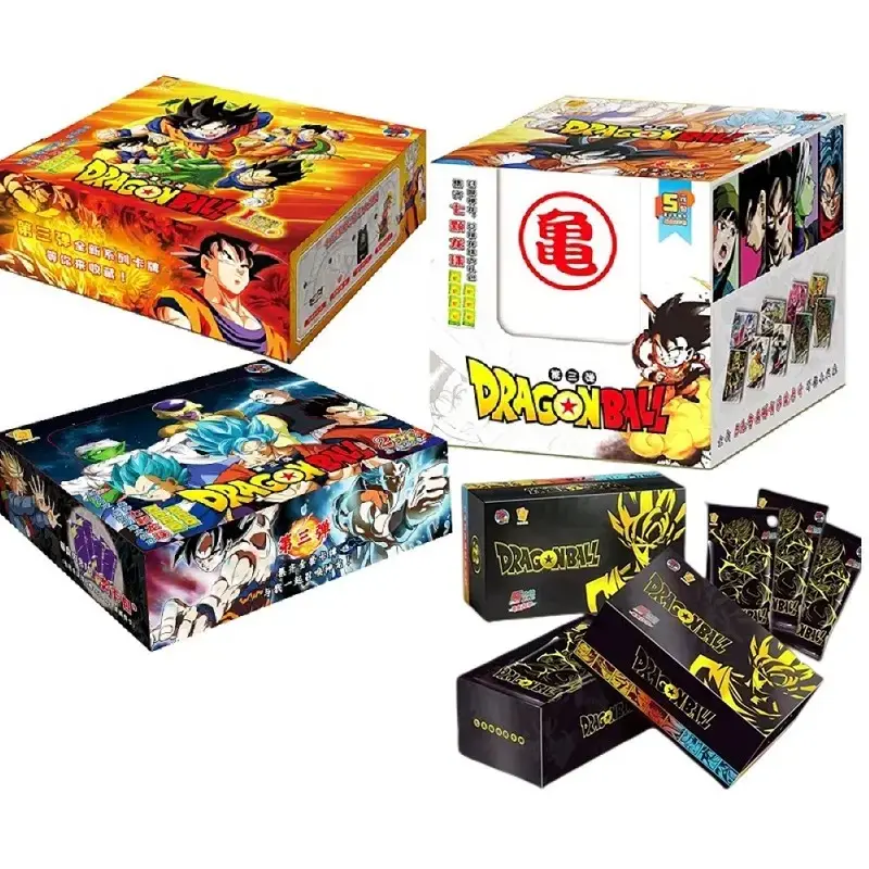 דרקון כדור דרקון כרטיסים חבילות goku סופר saiyan geta tcg משחק נדיר כרטיס מסחר לוח כרטיס כדור דרקון ילדים