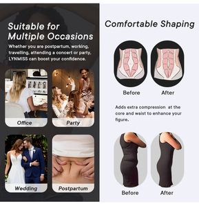 Faja Moldeadora Transpirable Tallas Grandes <span class=keywords><strong>para</strong></span> Novia y Dama de Honor, Control de Abdomen, Body Sin Costuras, Corsé Reductor - Product Image 6