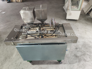 Gaufrier automatique Taiyaki noyer Double Delimanjoo Remplissage de gâteaux Machine automatique Taiyaki en forme de poisson - Product Image 3