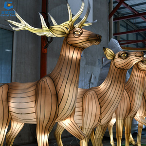 SGFL111 chinois Led Animal lanterne parc décoratif Halloween âne Festival lanterne pour enfants fête - Product Image 4