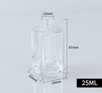 Bouteilles Attar Crystal Luxury 30ml 50 Ml Eco Friendly Sale Poli Pocke Rotatif Atomiseur Bouteilles de parfum vides