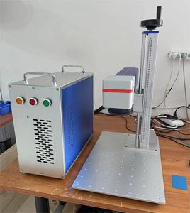 HUALONG Source Laser Factory Split Type Credit Card Jewelry Metal Laser Engraving <b>Machine</b> Fiber Laser Marking <b>Machine</b> 30w - Product Image 2