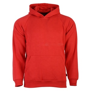 Ustom-Sudadera con capucha para hombre, prenda de manga larga con estampado de lana roja y bordado de alta calidad, 65% algodón y 35% - Product Image 1