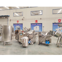 Ligne de friture industrielle de traitement de fèves croquantes par lots ligne de production automatique d'arachide enrobée de noix de cajou et de noisette