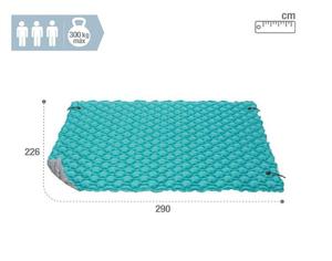 Matelas gonflable géant flottant sur l'eau, matelas pneumatique pour 3 personnes - Product Image 2