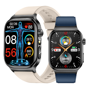 Nuevo <span class=keywords><strong>Reloj</strong></span> <span class=keywords><strong>Inteligente</strong></span> TK18 con Pantalla AMOLED, ECG, Temperatura Corporal, Resistencia al Agua IP68, Batería de 650 mAh, Monitor de Actividad Física y Deportiva - Product Image 1