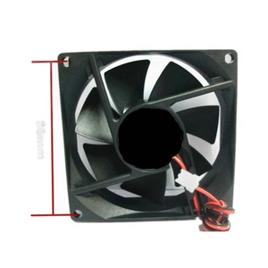 พัดลมระบายความร้อนแบบน้ำมันหล่อลื่น ขนาด 92x92x25 มม. 12V 0.3A สำหรับใช้ในครัวเรือน - Product Image 1