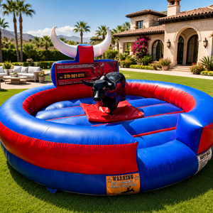 Toro Mecánico <span class=keywords><strong>Inflable</strong></span> de Grado Comercial para Adultos, Máquina de Rodeo <span class=keywords><strong>Inflable</strong></span> para Alquilar - Product Image 1