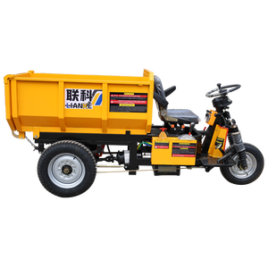 LK125 Mini Electric <strong>Dump</strong> Truck 500kg Capacity Three-Wheeled Mini <strong>Loader</strong> in Bolivia with Core Motor Component