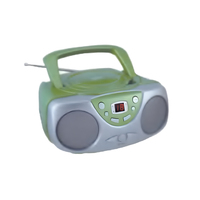 Lecteur CD portable de nouvelle conception, radio AM/FM, haut-parleur, écran LED, lecteur de cassette rétro
