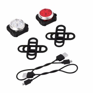 USB recargable Super brillante delantera y trasera LED bicicleta/bicicleta de Scooter de luz con 650mah batería de litio - Product Image 6