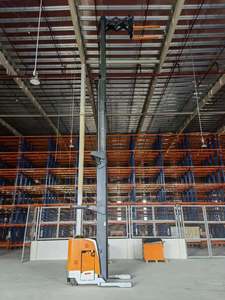 Nuevo diseño 1,5 T 1500kgs eléctrico doble tijera profunda alcance camión elevador de batería apilador 8M carretillas elevadoras sentado tipo SR Sunrise - Product Image 6