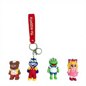 Llavero colgante digital de PVC personalizado con personajes de dibujos animados de las Aventuras de los Muppets, diseño de Komi, Rana, Cerdo, Oso, marca vietnamita - Product Image 2