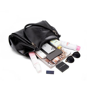 Borsa Tote Grigia Personalizzata in Pelle PU, Grande Capacità, Versatile, per Lavoro e Uso Quotidiano - Product Image 5