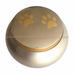 Venta caliente de latón para gatos y perros Urnas funerarias para mascotas para cenizas de gatos y perros Urnas al por mayor a bajo precio - Product Image 1