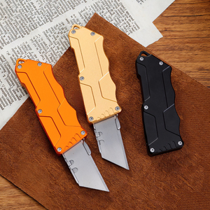 <span class=keywords><strong>Couteau</strong></span> pliant multifonctionnel d'extérieur avec lame en acier au carbone détachable OEM/ODM/DIY, manche en alliage d'aluminium, <span class=keywords><strong>couteau</strong></span> utilitaire OTF - Product Image 2
