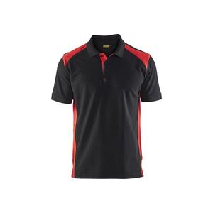 BLAKLADER - 3324105099564XL Polo Negro/Rojo-EAN 7330509396551 CAMISETAS Y POLOS DE TRABAJO - Product Image 1