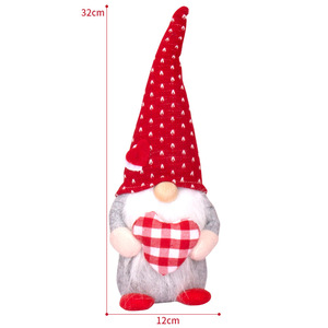 Adornos Navideños de Reno <span class=keywords><strong>Rudolph</strong></span> la Reno de la <span class=keywords><strong>Nariz</strong></span> <span class=keywords><strong>Roja</strong></span> al por Mayor, Decoraciones Navideñas, Regalos Decorativos para el Día de San Valentín - Product Image 6