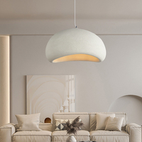 Luminaires suspendus modernes pour plafond intérieur, pour salle à manger, bar, restaurant, design Wabi Sabi, lampes suspendues LED, taille moyenne