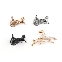 Chaîne d'Avatar d'animaux pour femmes Broches exquises Bijoux de luxe Broche corsage en strass