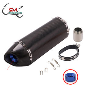 Silenciador Universal de escape de motocicleta de fibra de carbono completo para YAMAHA R3 MT09 <span class=keywords><strong>MT07</strong></span> FZ6 silenciador de carreras - Product Image 4