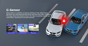 AZDOME AR09 대시 캠 4K 미러 Dashcam 9.66 인치 터치 스크린 자동차 블랙 박스 <span class=keywords><strong>Dvr</strong></span> 레코더 와이파이 주차 모니터 Dashcam - Product Image 3