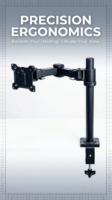 Support d'ordinateur portable en fer pur noir de marque WT, réglable, capacité de charge de 9 kg pour écrans de 17 à 32 pouces – Prix usine