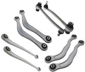 ชุดใหม่ครบชุด 8 ชิ้น ชุดช่วงล่างเพลาหลังสำหรับ <span class=keywords><strong>Mercedes</strong></span>-Benz W220 <span class=keywords><strong>W140</strong></span> W215 คอนโทรลอาร์ม 2203502606 2203500453 2203502206 2203502406 - Product Image 1