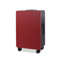 Maleta de Viaje Minimalista y Resistente con Carcasa Rígida de PC, Asa de Aluminio, Candado TSA, Equipaje de Mano para Negocios