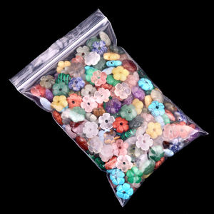 للبيع بالجملة حبات متعددة الألوان 10 الخرز على شكل زهرة الكريستال الطبيعية المدمجة والرائعة الخرز على شكل ثقب جانبي الخرز مجوهرات ديي - Product Image 3
