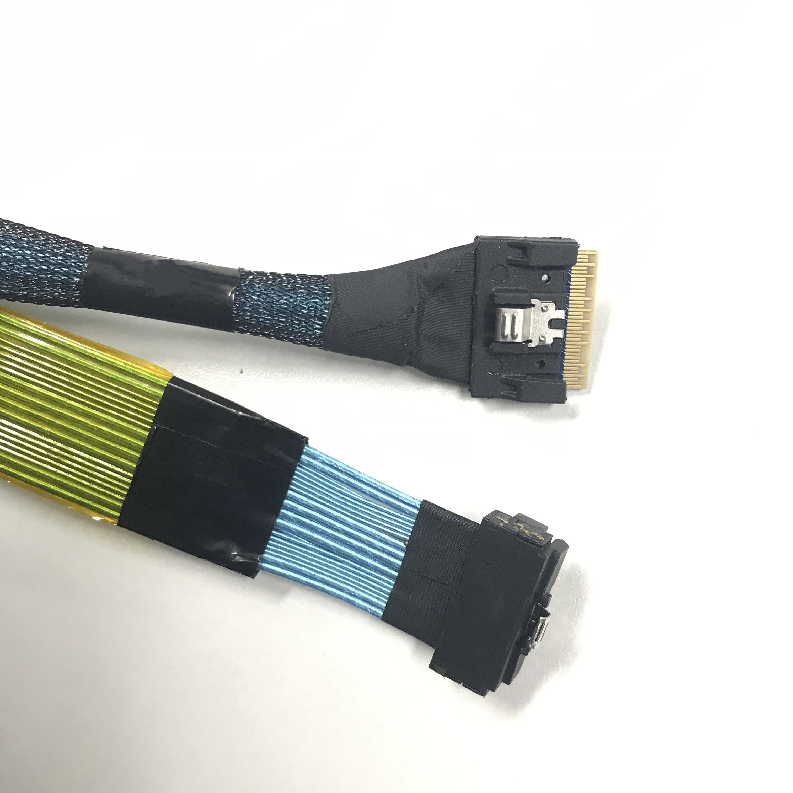 HONPNKHigh-Speed PCIE SlimSAS LP Low Profile SFF-8654 to LP8654 GEN4 Cable Server Hard Drive HDD Data Transmission Cable