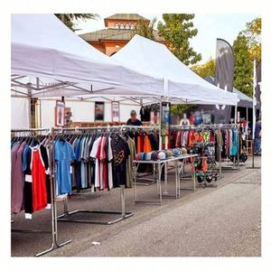 Tente publicitaire pliable en tissu imperméable sur mesure OEM 10'x10' 10'x20' pour camping extérieur et présentation de produits aux fenêtres et aux portes - Product Image 4