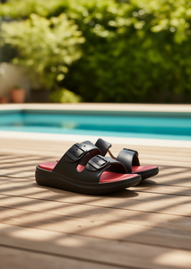 Sandali Unisex in EVA con Doppio Cinturino, Taglia 25, Comodi, Punta Aperta, Stile Casual Estivo - Product Image 2