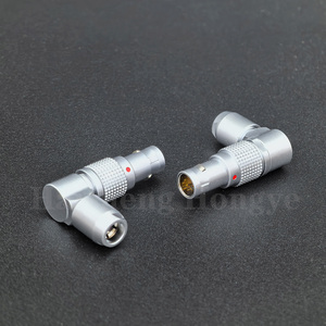 Fsg 1B loạt anglissimo đẩy kéo cắm kết nối 4 pin fsg.1b. 304 có thể điều chỉnh 90 độ bên Phải góc cắm - Product Image 1