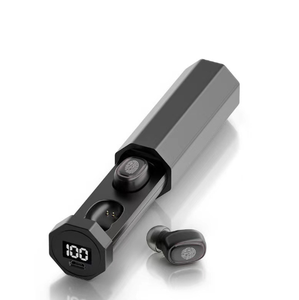 Cuffie Bluetooth Digitali Stereo Impermeabili <span class=keywords><strong>TWS</strong></span> per Gaming, Auricolari Wireless Professionali per Sport Senza Cancellazione del Rumore - Product Image 1