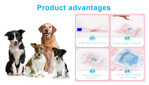 Vente en gros fabricant : Couches jetables pour chiens adultes (mâles et femelles), en tissu non tissé, anti-fuite 3D, douces et à prix abordable - Product Image 4