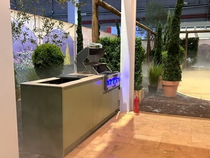 Juego Completo de Muebles de Exterior Modernos de Acero Inoxidable 304 con Acabado Lacado, Diseño Modular, Horno, Fregadero, Grifo <span class=keywords><strong>y</strong></span> Bisagras - Product Image 2