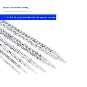 Pipeta Serológica Desechable Empaquetada Individualmente 1mL 2ml Pajitas Graduadas de Plástico Conveniente para Uso en Laboratorio - Product Image 2